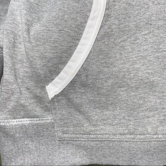 Bar III Grey Heather Pull Over Sweatshirt - Picture 7 of 7